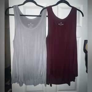 TWO American Eagle soft&sexy tanks